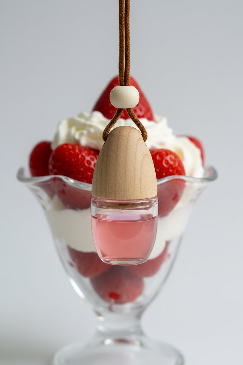 Ambientador coche Fresas y nata