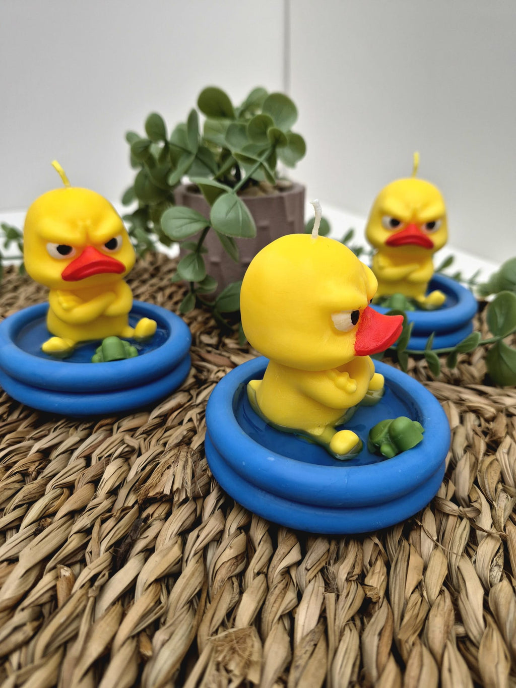 Vela decorativa PATITO ENFADADO PISCINA