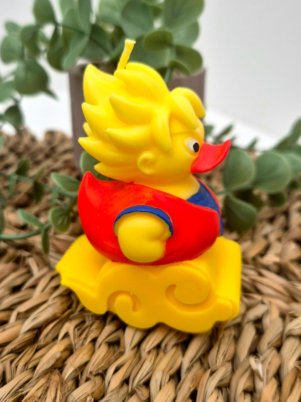 Vela decorativa PATITO GOKU en la Nimbus