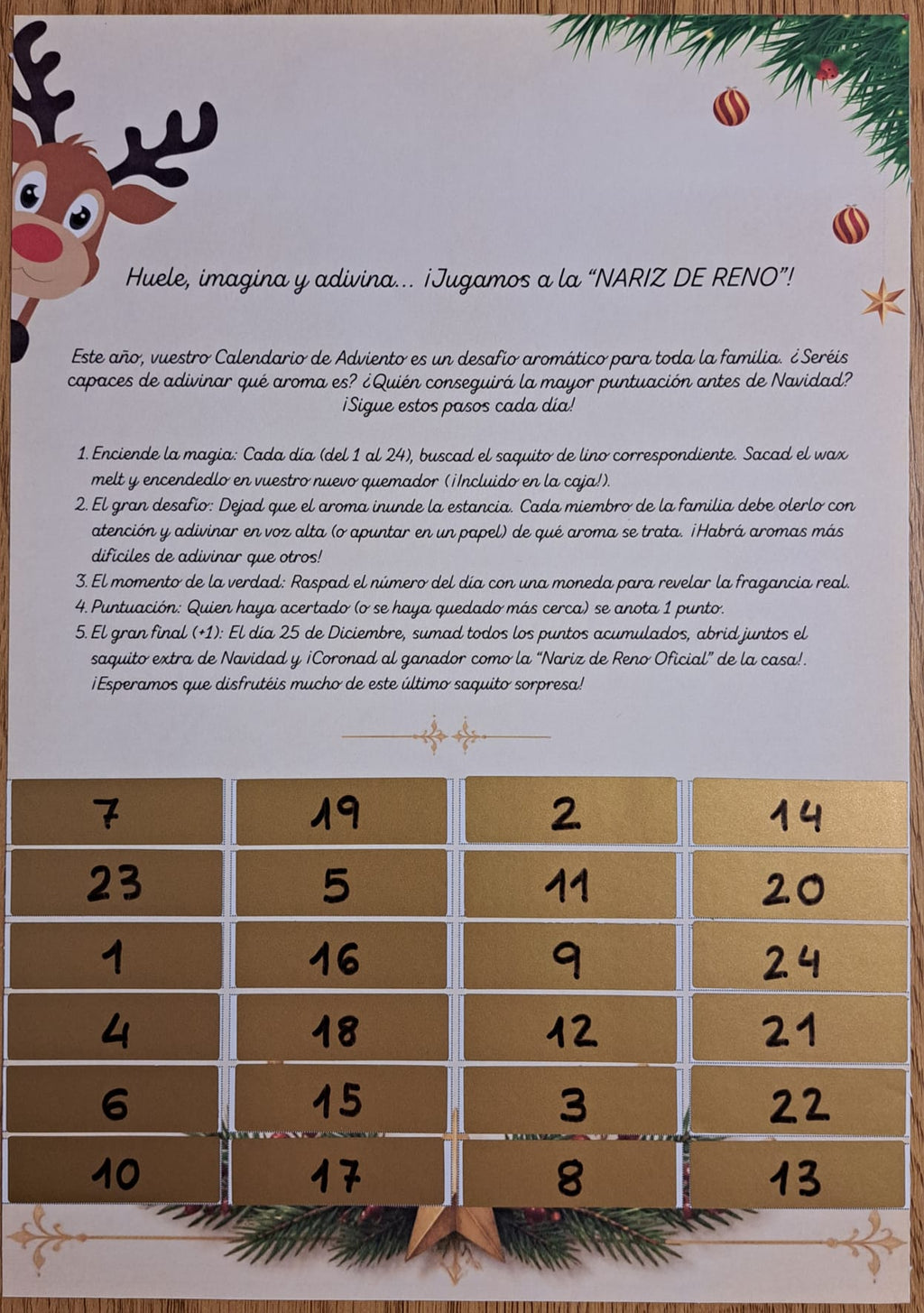 Calendario de Adviento